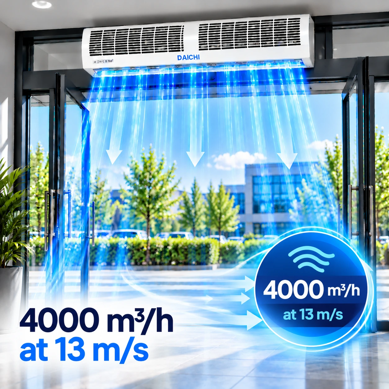 DAICHI Air Curtain Powerful Airflow