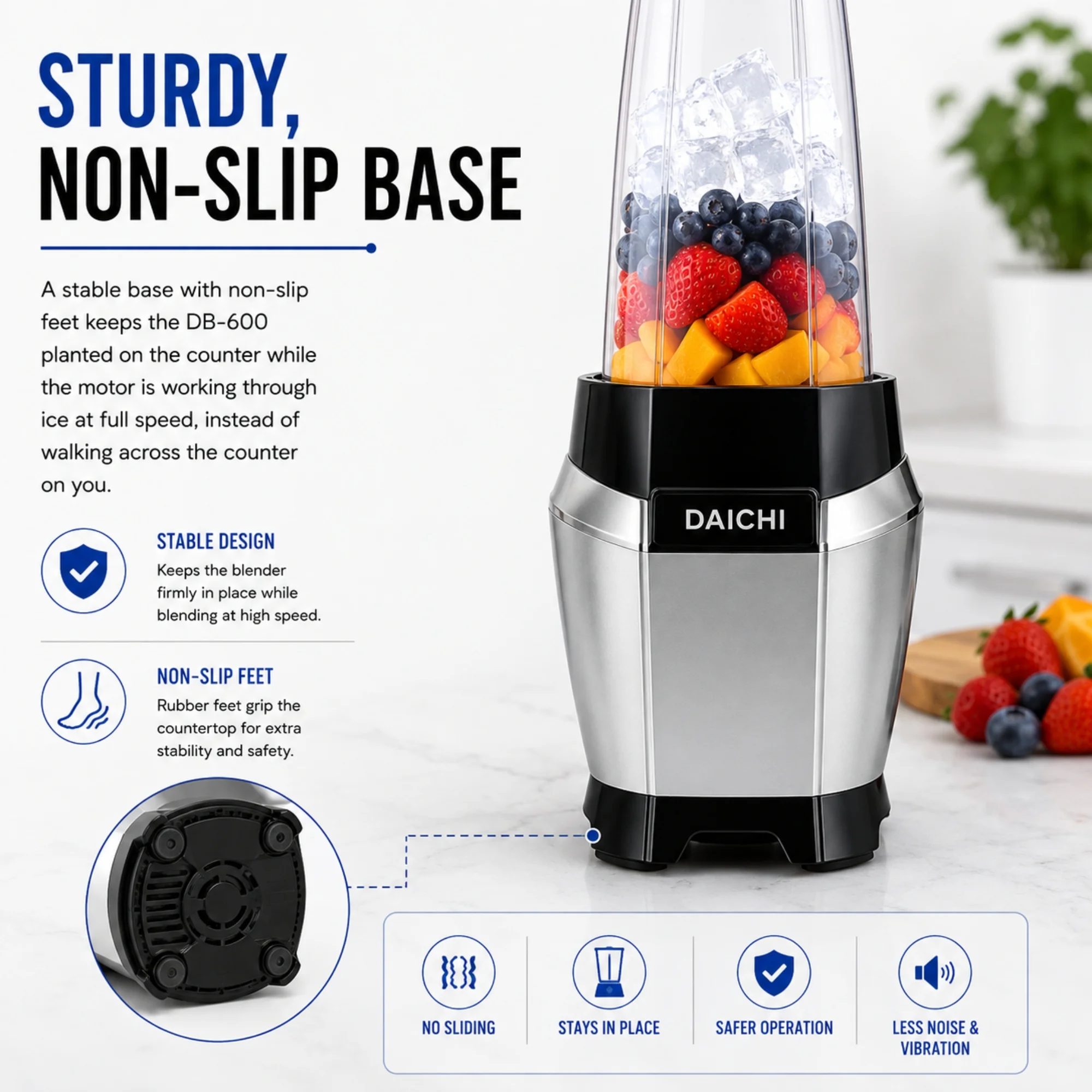 DAICHI blender sturdy non-slip base