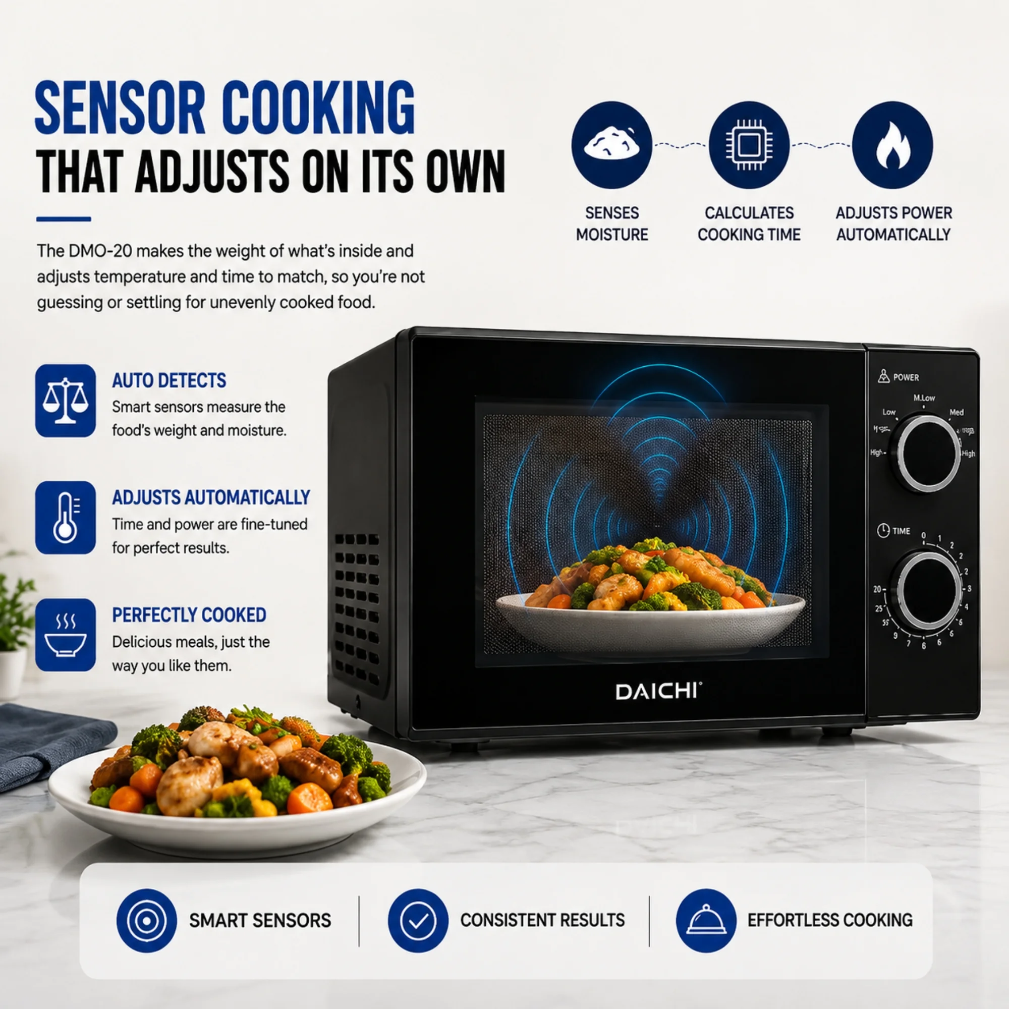 DAICHI sensor cooking microwave