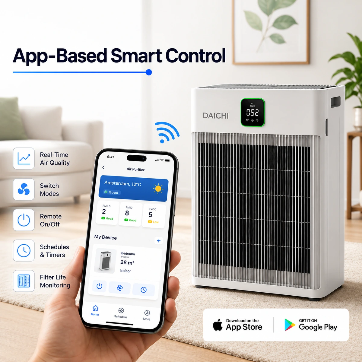 daichi app based smart control